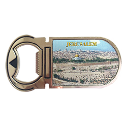 Panorama Of Jerusalem Foil Bottle Openers