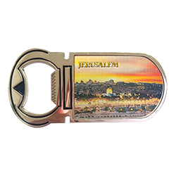 A Jerusalem Night Foil Bottle Openers