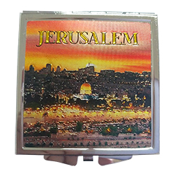 A Jerusalem Night Foil Mirror & Pictures