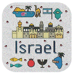 Icons of Israel Foil Magnet