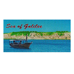 Sea of Galilee Foil Magnet