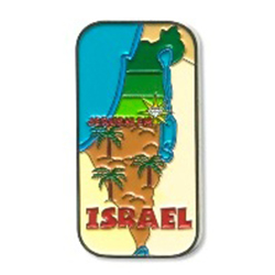 Israel Map Fridge Magnet