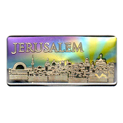 Jerusalem Panorama Shiny Magnet