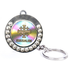 Shiny The Cross of Jerusalem Key chain