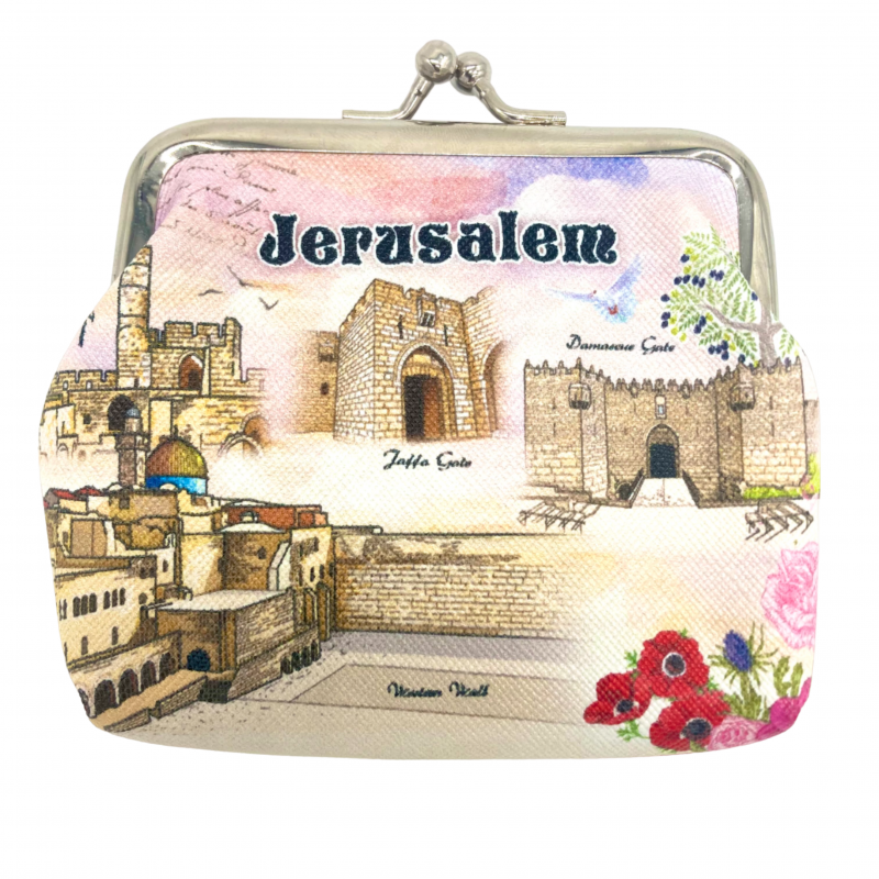 Coin Purse- Jerusalem Sites