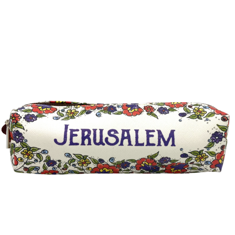 Pencil Case- Jerusalem Flowers