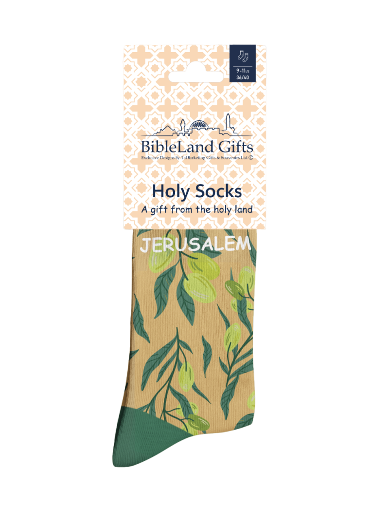 Holy Socks - Jerusalem Olive